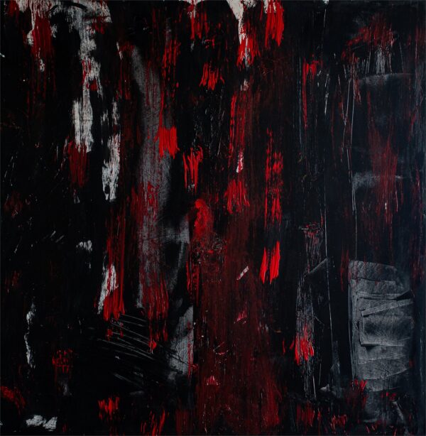 Agnieszka Sawicka, Cień mnie / Shadow of Me, acrylic on board, 2025