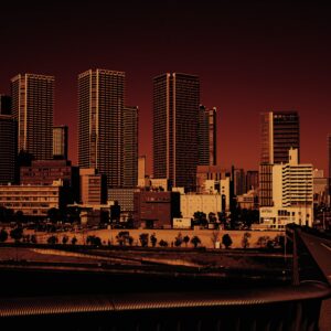 Agnieszka Sawicka, Red Metropolis I — panorama czerwonej metropolii / red metropolis panorama, Tokio / Tokyo, 2025