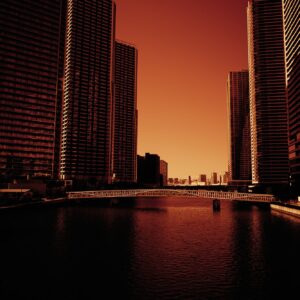Agnieszka Sawicka, Red Metropolis III — architektura nad wodą / architecture by the water, Tokio / Tokyo, 2025